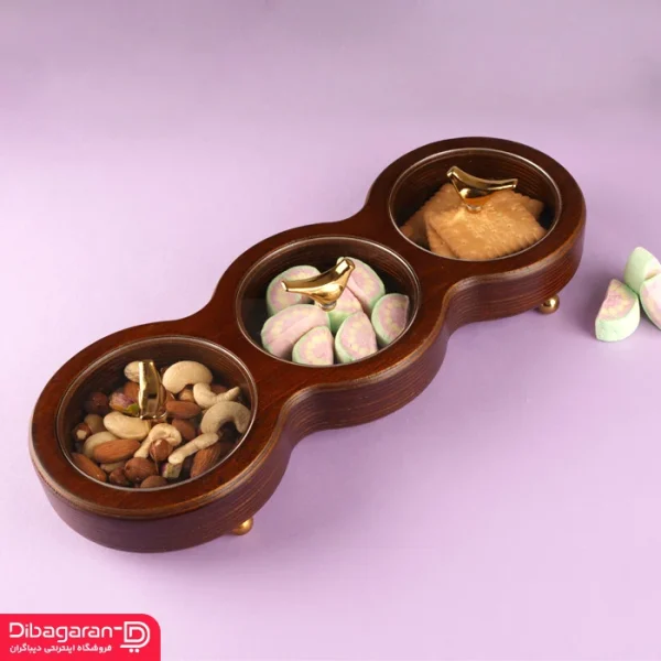 اردو خوری چوبی ایندو وود مدل سه خانه کد 9920/3 خرید و قیمت اردو خوری چوبی ایندو وود مدل سه خانه کد 9920/3