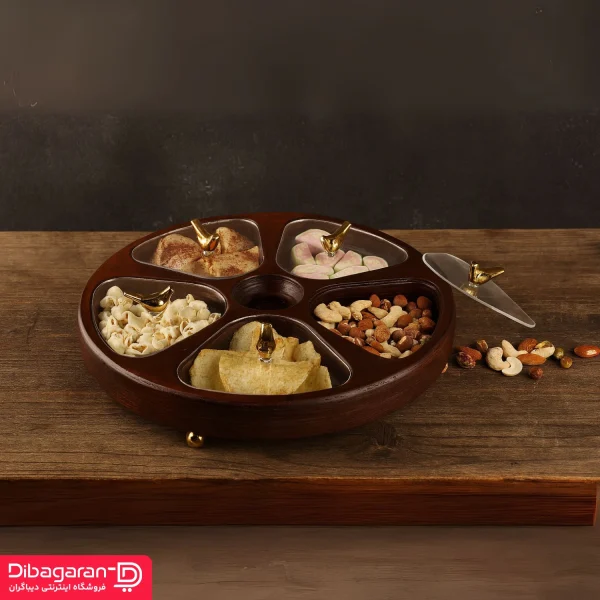 اردو خوری چوبی ایندو وود مدل پنج خانه کد 9920/5 خرید و قیمت اردو خوری چوبی ایندو وود مدل پنج خانه کد 9920/5