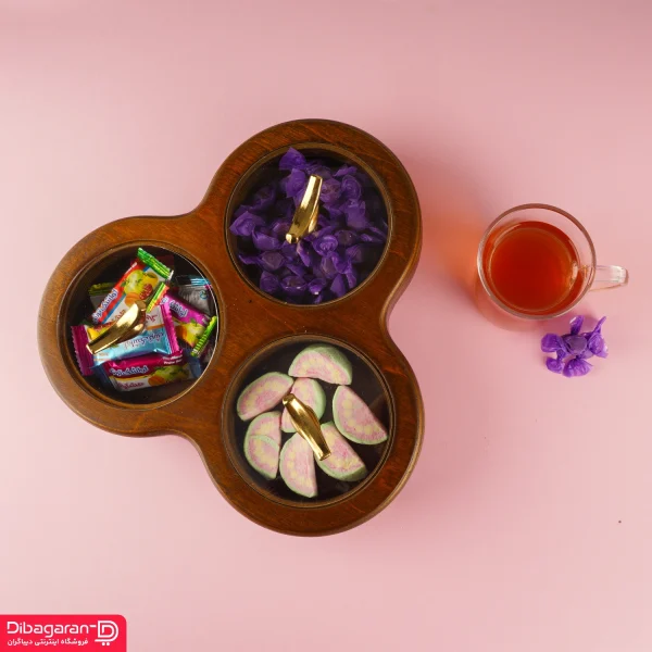 اردو خوری چوبی ایندو وود مدل سه خانه کد 9920/33 خرید و قیمت اردو خوری چوبی ایندو وود مدل سه خانه کد 9920/33