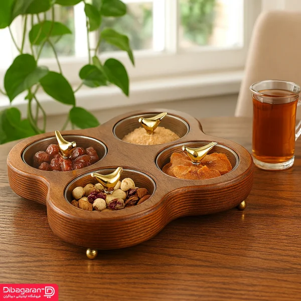 اردو خوری چوبی ایندو وود مدل چهار خانه کد 9920/4 خرید و قیمت اردو خوری چوبی ایندو وود مدل چهار خانه کد 9920/4