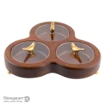 خرید و قیمت اردو خوری چوبی ایندو وود مدل سه خانه کد 9920/33