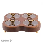 خرید و قیمت اردو خوری چوبی ایندو وود مدل چهار خانه کد 9920/4