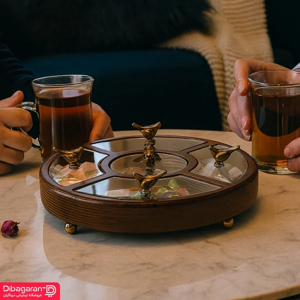 اردو خوری چوبی ایندو وود مدل پنج خانه کد 9920/55 خرید و قیمت اردو خوری چوبی ایندو وود مدل پنج خانه کد 9920/55