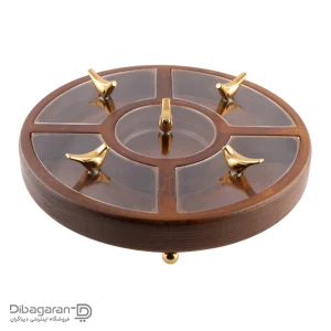 خرید و قیمت اردو خوری چوبی ایندو وود مدل پنج خانه کد 9920/55