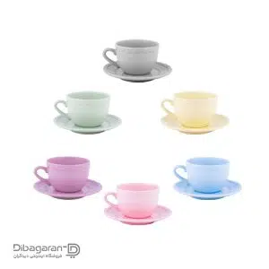 سرویس چای خوری کرامیکا 6 نفره کد 9158