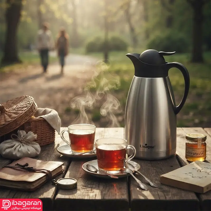 فلاسک 2 لیتری یونیک مناسب چای و آب جوش
