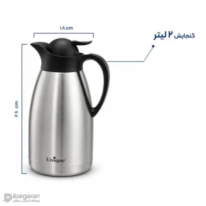 ابعاد فلاسک استیل یونیک مدل UN-1988
