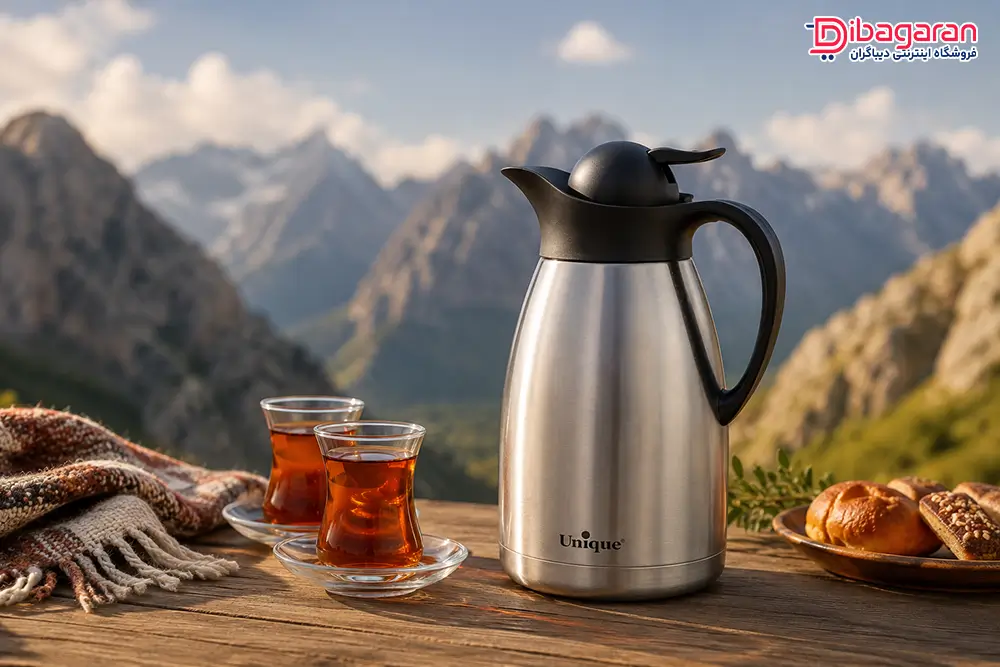 فلاسک 2 لیتری یونیک مناسب چای و آب جوش