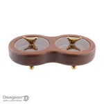 اردو خوری چوبی ایندو وود مدل دو خانه کد 9920/2