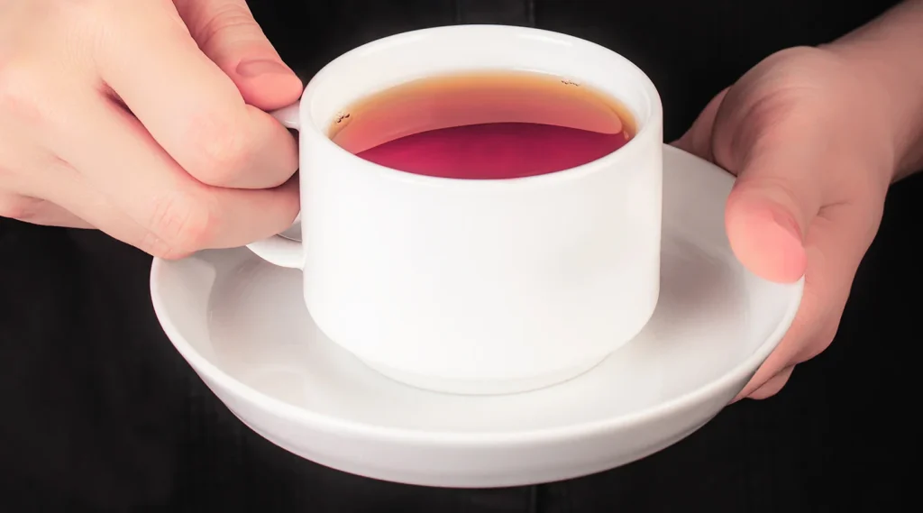 فنجان چینی زرین فرم اس بزرگ