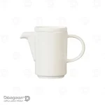 قوری چینی زرین فرم اس مدل 2 فنجان