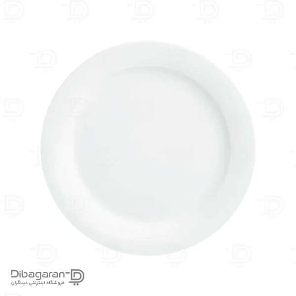 Zarin hotel-style flat plate size 22 بشقاب تخت چینی زرین مدل هتلی 49 سایز 22