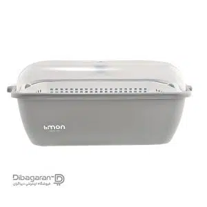 جای نان لیمون 3 پارچه مدل یاس کد 324 طوسی