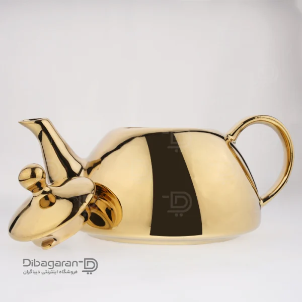 قوری طلایی کتری شیر دار ریور 5842 قوری طلایی ریور 5842