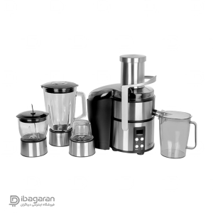 آبمیوه گیری 4کاره رنه RJB-1704 استیل مشکی