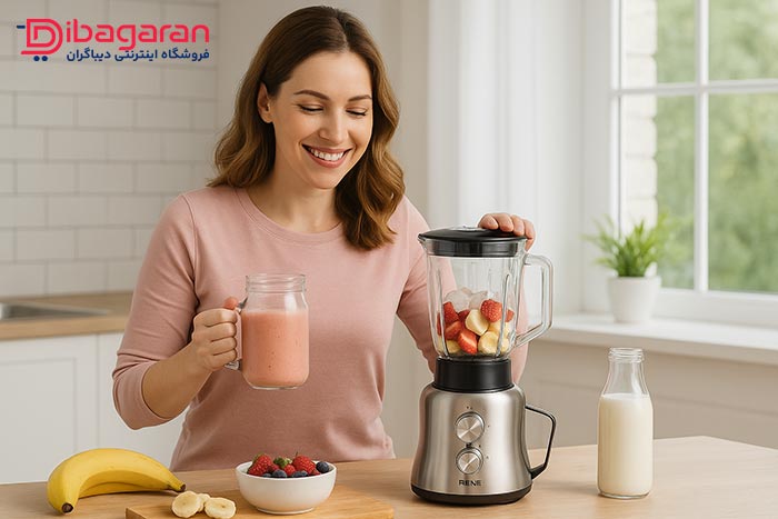 آبمیوه گیری 4کاره رنه مدل RJB-1706