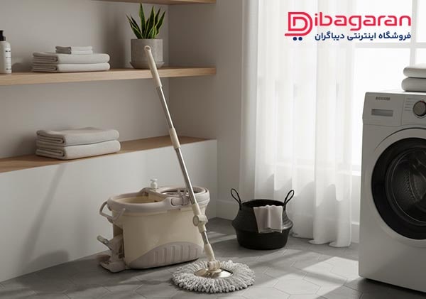 تی چرخشی و سطل پدال دار لیمون مدل 2022