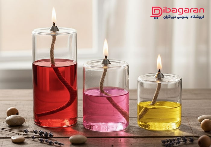 ست 3 عددی جاشمعی پیرکس استوانه ای مدل 50291