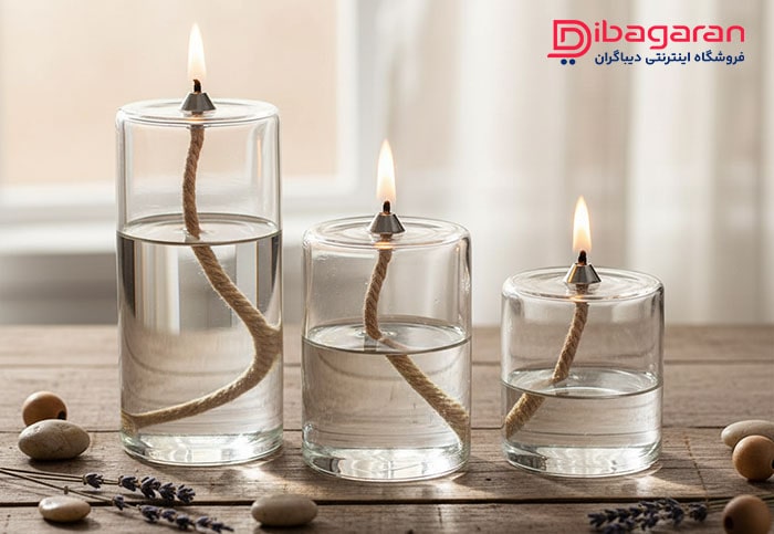 ست 3 عددی جاشمعی پیرکس استوانه ای مدل 50291