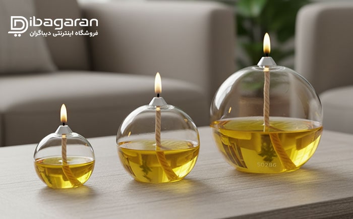 ست 3 عددی جاشمعی پیرکس کروی مدل 50286