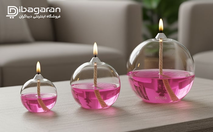 ست 3 عددی جاشمعی پیرکس کروی مدل 50286