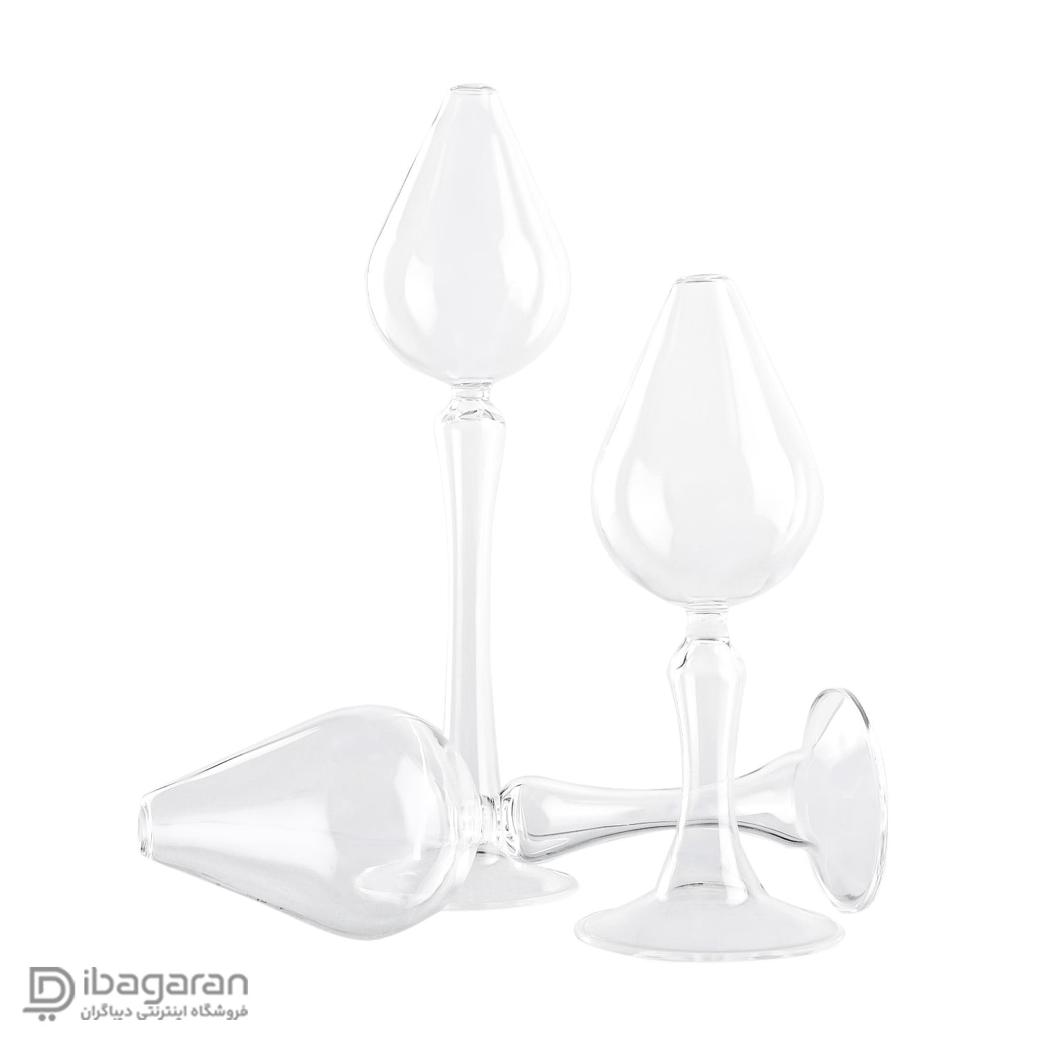 ست 3عددی جاشمعی اشکی کوچک 50268 (5)-min ست پیرکس سه عددی جا شمعی اشکی مدل 50268