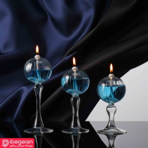 ست 3 عددی جاشمعی حبابی پایه دار مدل 300053