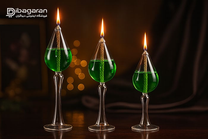 ست پیرکس سه عددی جا شمعی اشکی مدل 50268