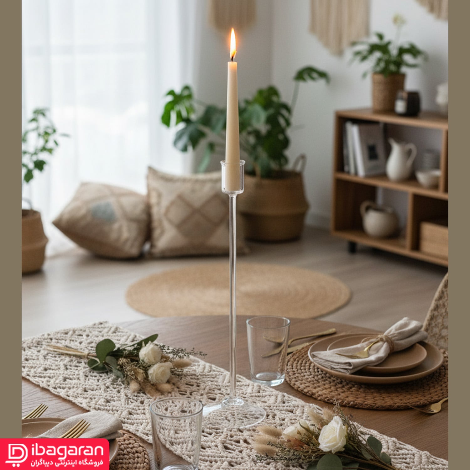 شمعدان قلمی ساده 35سانت 15030 (5)-min قیمت شمعدان قلمی ساده 35سانت 15030