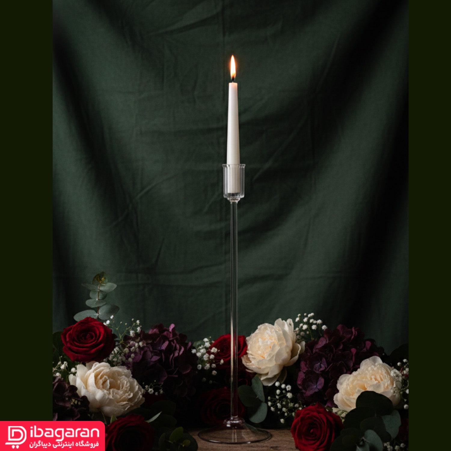 شمعدان قلمی شیاردار 35سانت 15024 (6)-min شمعدان قلمی پیرکس مدل 15024
