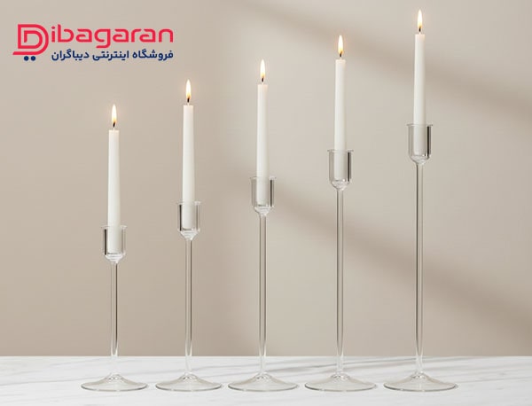 شمعدان قلمی پیرکس مدل ساده دیباگران