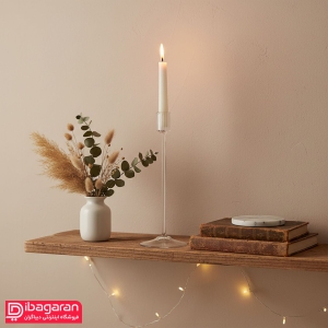 شمعدان قلمی پیرکس مدل شیاردار min