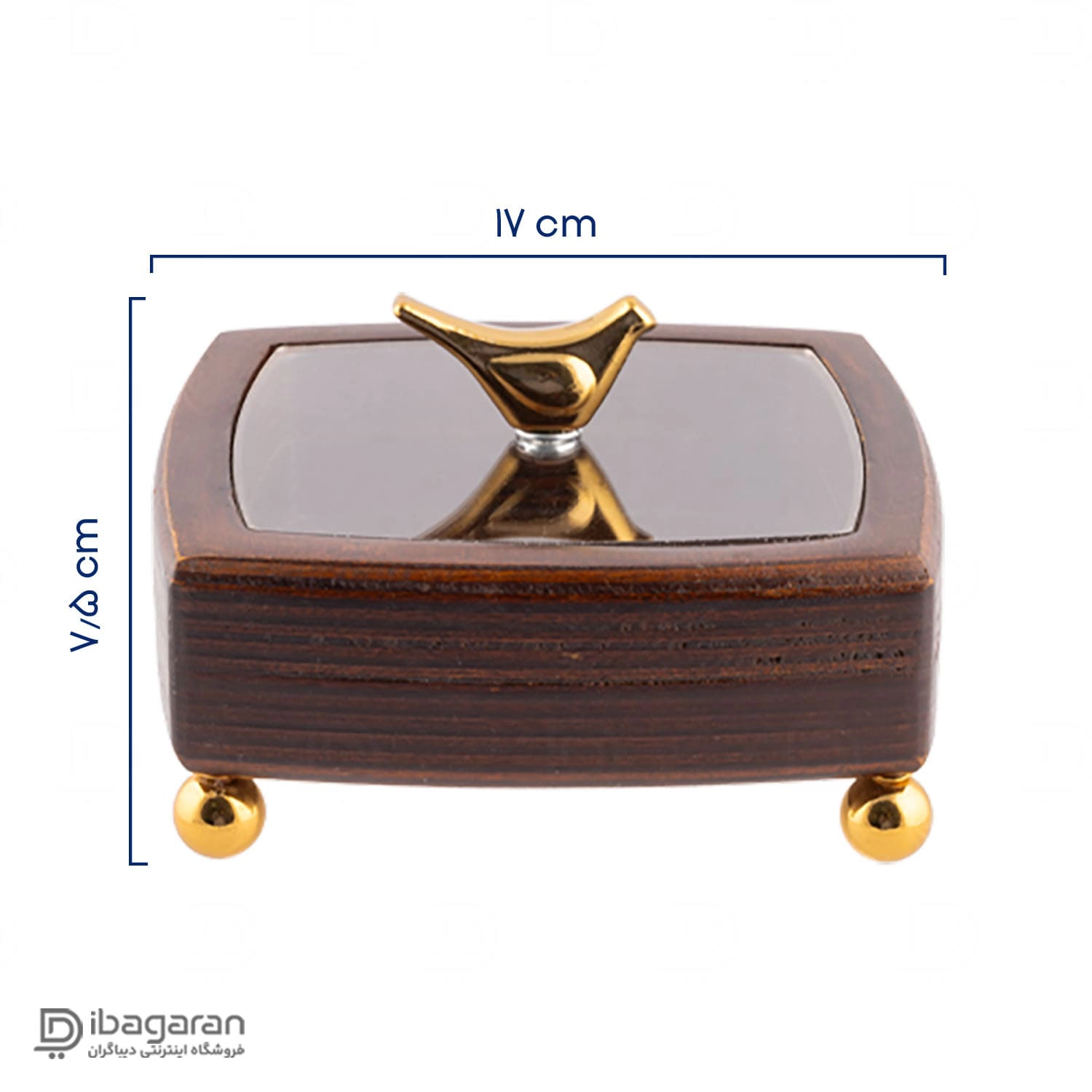 خرید شکلات خوری مربع ایندو وود مدل 9920-11
