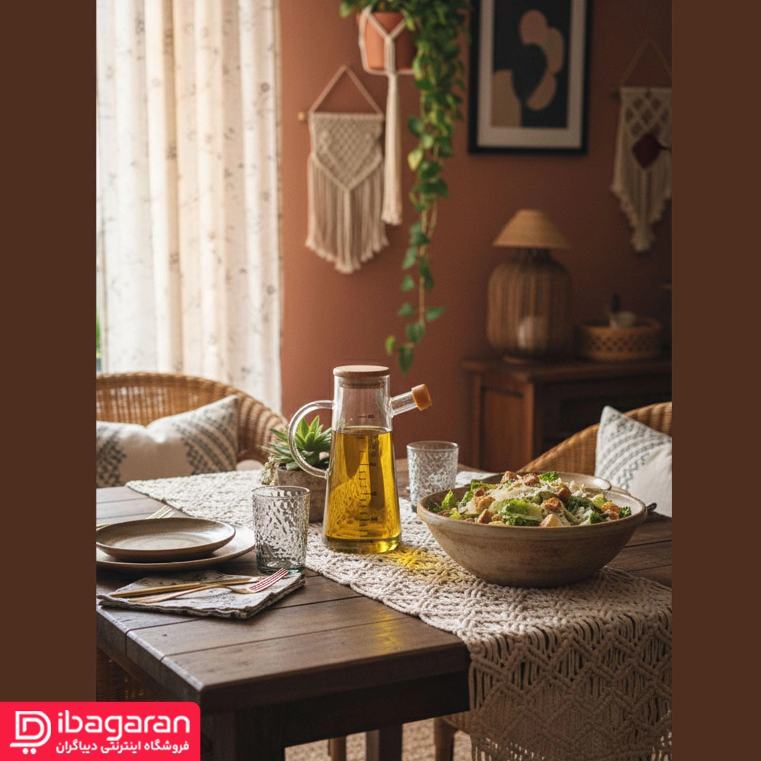 روغن ریز درب چوبی کارولین مدل 5390167