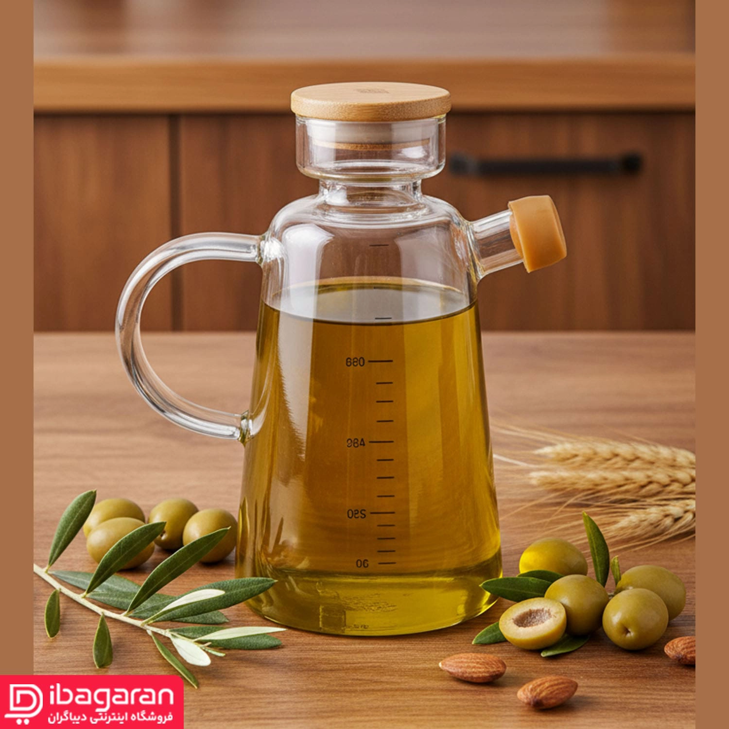 روغن ریز درب چوبی کارولین 850 میل مدل 5390159