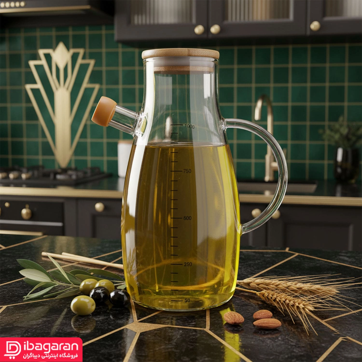 روغن ریز کارولین خمره ای یک لیتری مدل 53900203