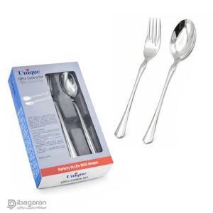 قاشق و چنگال استیل یونیک مدل UN-5810
