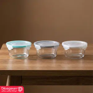 ظرف نگهدارنده شیشه ای لیمون 1.2 لیتر مدل 2077