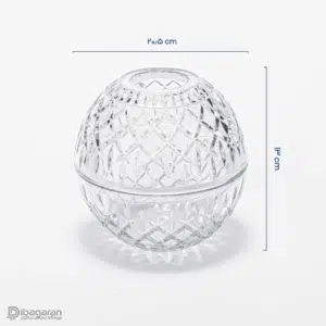 جا دستمال کاغذی شیشه ای مدل کروی