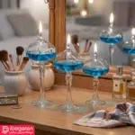 مدل ست 3 عددی جاشمعی ماشروم ساده مدل 300055