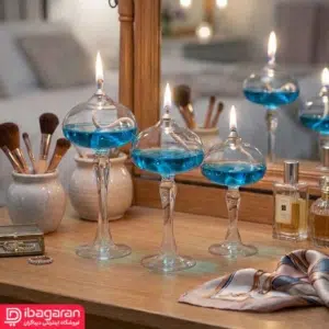 مدل ست 3 عددی جاشمعی ماشروم ساده مدل 300055