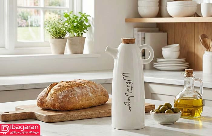 ظرف آبلیمو و روغن سرامیکی کارولین مدل 233