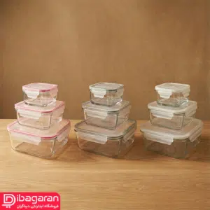 رنگ بندی ظرف نگهدارنده لیمون 3 عددی مدل 2048