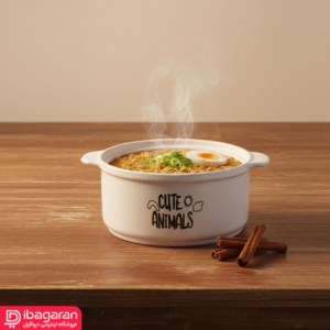 قابلمه سرامیکی روناک چاپ دار کارولین مدل 226