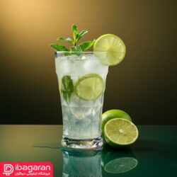 لیوان پیرلس آکوامارین برای پذیرایی