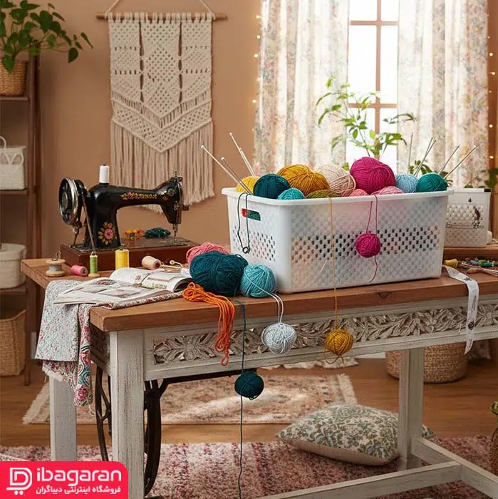 باکس نظم دهنده طرح بافت لیمون مدل 2157 - Image 4