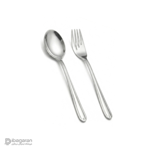 قاشق چنگال 12پارچه استیل مدل یونیک