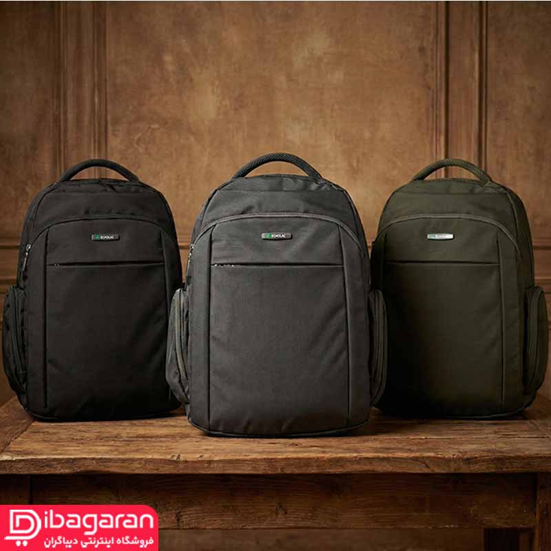 کوله اکولاک لپ تاپی دو جیب والنتیر مدل 3034