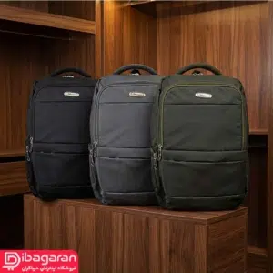 "کوله لپ‌تاپی EMINENT مشکی 4040 با طراحی ساده و شیک"