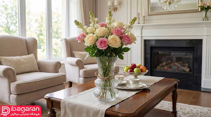 گلدان شیشه ای مدل پویه